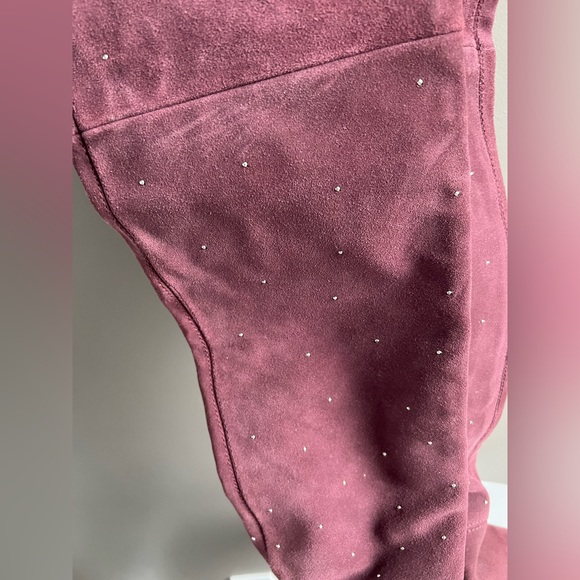Colin Stuart - over the knee suede boots platform Size 5 - Picture 2 of 5